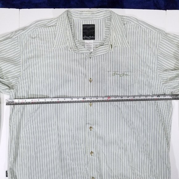 Sean John Striped Long Sleeve Casual Button Up - Picture 8 of 11